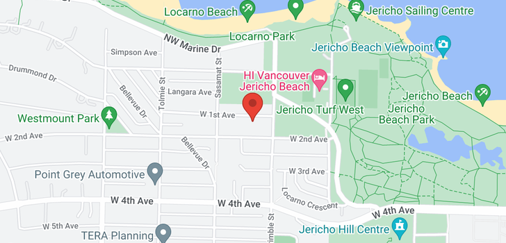 map of 4434 W 1ST AVENUE